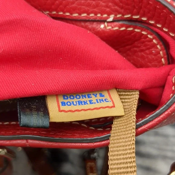 Dooney & Bourke Pebbled Leather Zip Top Satchel - Picture 13 of 13